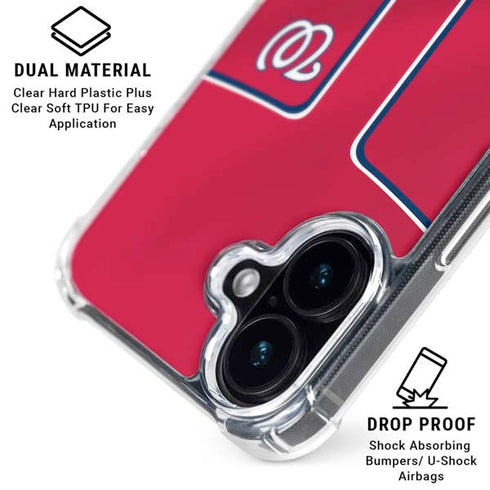 MLB Washington Nationals Alternate Jersey iPhone 16 MagSafe Case