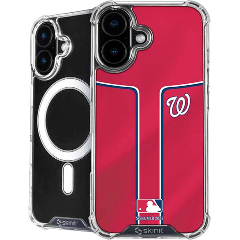 MLB Washington Nationals Alternate Jersey iPhone 16 Plus MagSafe Case
