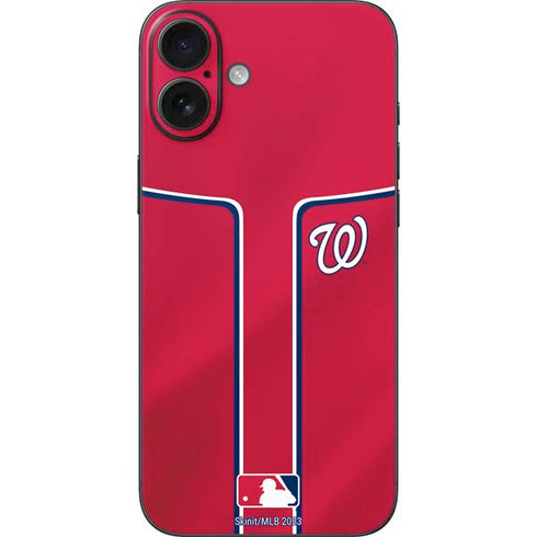 MLB Washington Nationals Alternate Jersey iPhone 16 Plus Skin