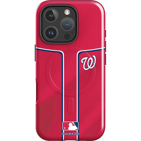 MLB Washington Nationals Alternate Jersey iPhone 16 Pro Magsafe Impact Case