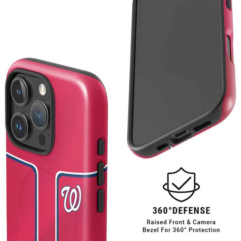 MLB Washington Nationals Alternate Jersey iPhone 16 Pro Max Magsafe Impact Case