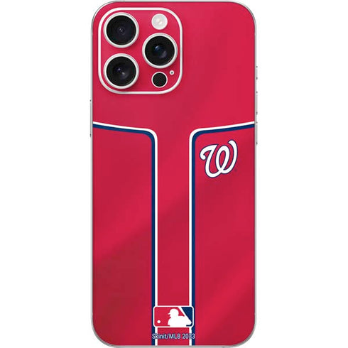 MLB Washington Nationals Alternate Jersey iPhone 16 Pro Max Skin