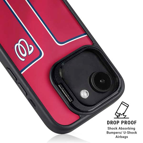 MLB Washington Nationals Alternate Jersey iPhone 16e Kickstand Case