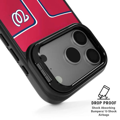 MLB Washington Nationals Alternate Jersey iPhone 17 Pro Kickstand Case