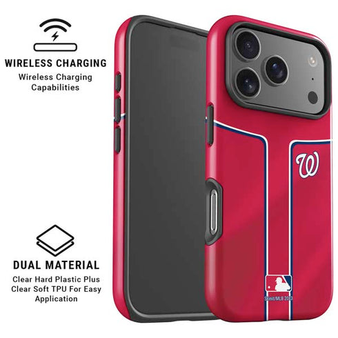 MLB Washington Nationals Alternate Jersey iPhone 17 Pro Magsafe Impact Case