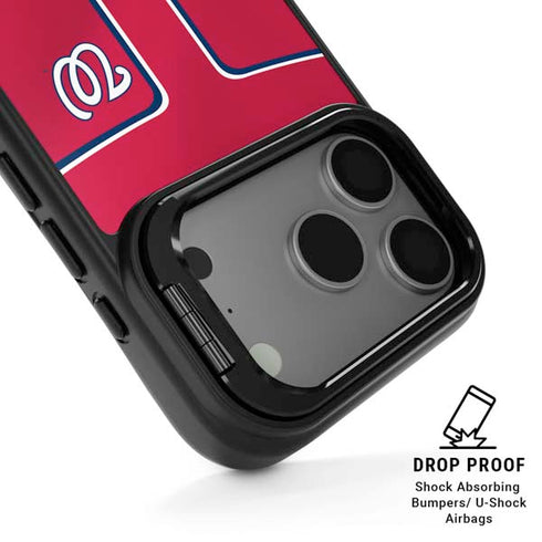 MLB Washington Nationals Alternate Jersey iPhone 17 Pro Max Kickstand Case