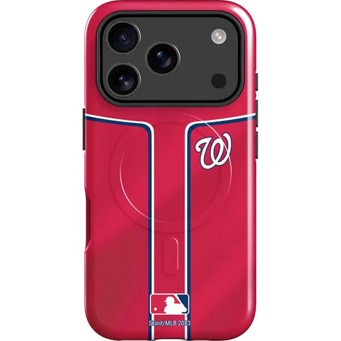 MLB Washington Nationals Alternate Jersey iPhone 17 Pro Max Magsafe Impact Case