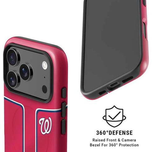 MLB Washington Nationals Alternate Jersey iPhone 17 Pro Max Magsafe Impact Case