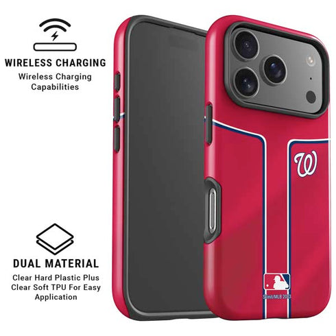 MLB Washington Nationals Alternate Jersey iPhone 17 Pro Max Magsafe Impact Case