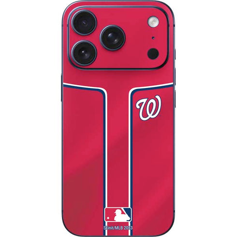 MLB Washington Nationals Alternate Jersey iPhone 17 Pro Skin