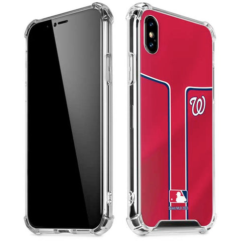 MLB Washington Nationals Alternate Jersey iPhone X/XS Clear Case