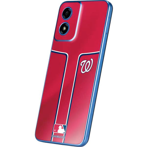 MLB Washington Nationals Alternate Jersey Moto G Play 4G (2024) Skin