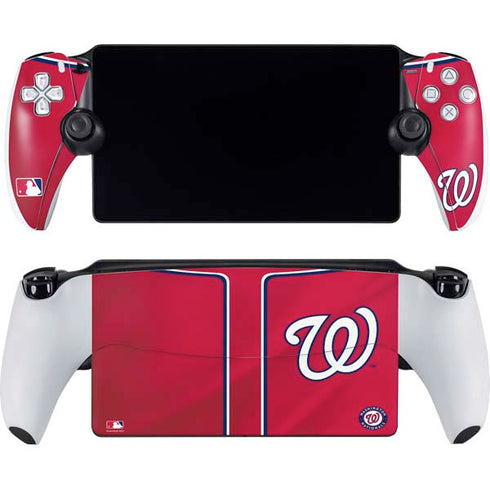 MLB Washington Nationals Alternate Jersey PlayStation Portal Remote Player Skin