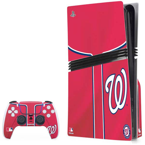 MLB Washington Nationals Alternate Jersey PS5 Pro Disk Bundle Skin