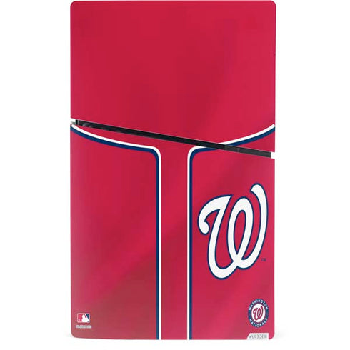 MLB Washington Nationals Alternate Jersey PS5 Slim Digital Edition Console Skin