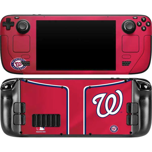 MLB Washington Nationals Alternate Jersey Steam Deck Handheld Gaming Computer OLED Skin