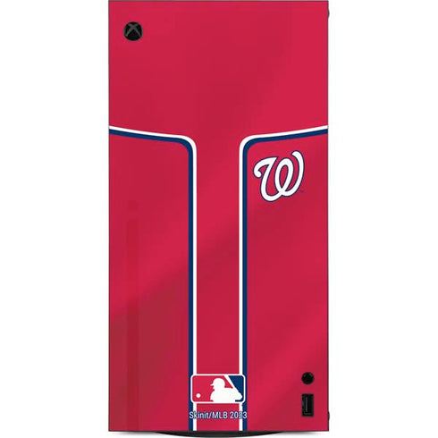 MLB Washington Nationals Alternate Jersey XBox Series X Digital Edition Console Skin