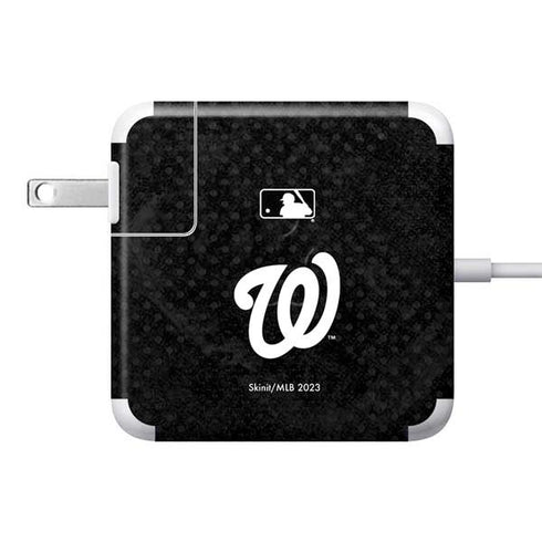 MLB Washington Nationals Dark Wash 85W Power Adapter (15 and 17 inch MacBook Pro Charger) Skin