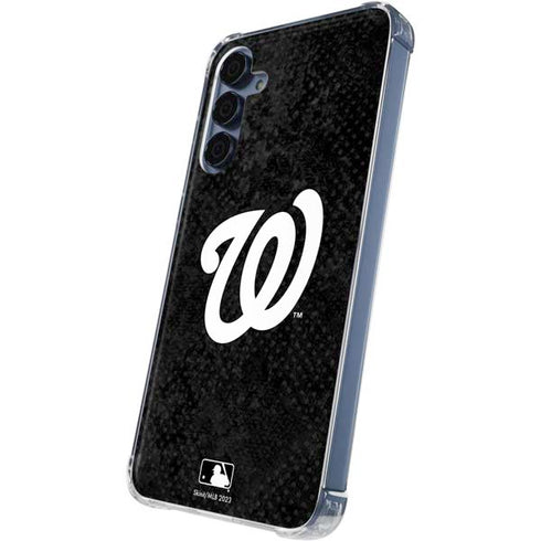 MLB Washington Nationals Dark Wash Galaxy A35 5G Clear Case