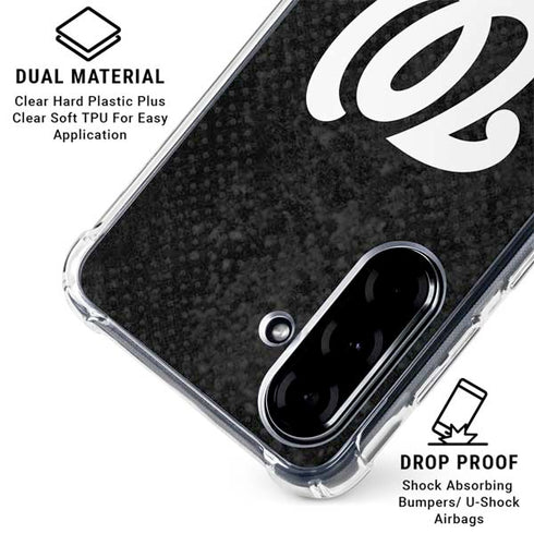 MLB Washington Nationals Dark Wash Galaxy A36 5G Clear Case