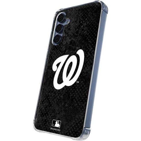 MLB Washington Nationals Dark Wash Galaxy A55 5G Clear Case