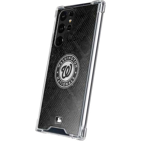 MLB Washington Nationals Dark Wash Galaxy S23 Ultra Clear Case
