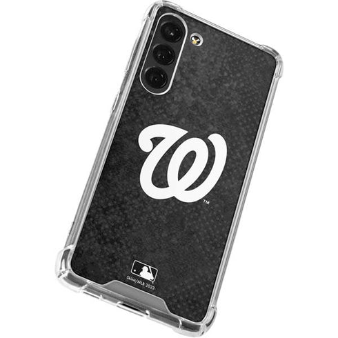 MLB Washington Nationals Dark Wash Galaxy S24 FE Clear Case