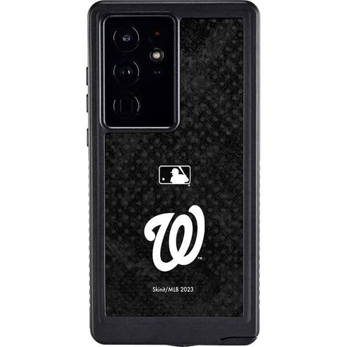MLB Washington Nationals Dark Wash Galaxy S24 Ultra Waterproof Case