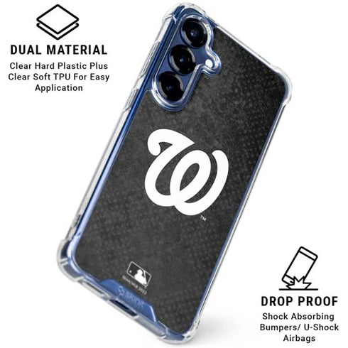 MLB Washington Nationals Dark Wash Galaxy S25 Plus Clear Case