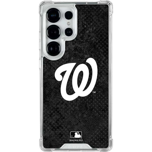MLB Washington Nationals Dark Wash Galaxy S25 Ultra Clear Case