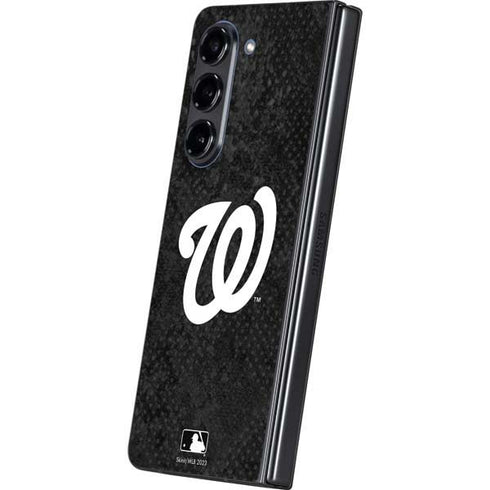 MLB Washington Nationals Dark Wash Galaxy Z Fold5 5G Skin