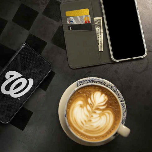 MLB Washington Nationals Dark Wash iPhone 15 Plus Folio Case