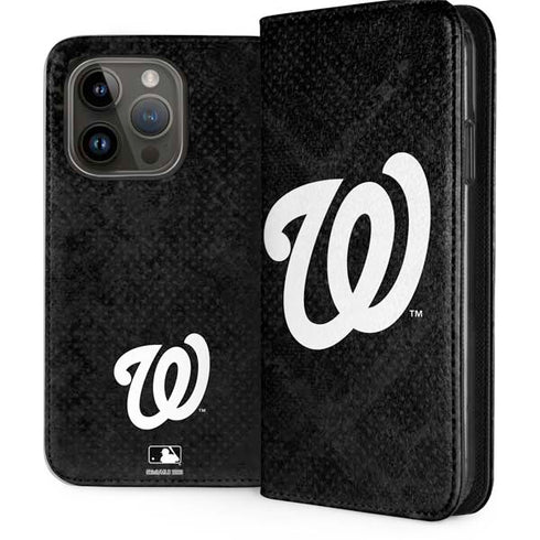 MLB Washington Nationals Dark Wash iPhone 15 Pro Folio Case