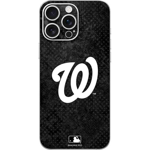 MLB Washington Nationals Dark Wash iPhone 16 Pro Max Skin