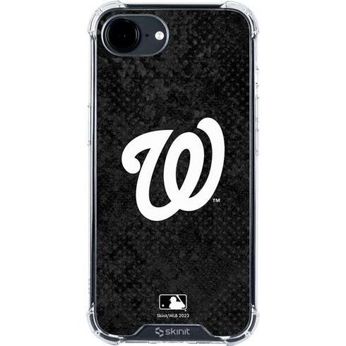 MLB Washington Nationals Dark Wash iPhone 16e Clear Case