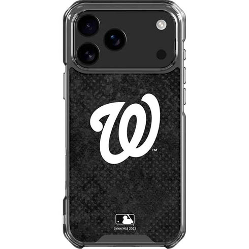 MLB Washington Nationals Dark Wash iPhone 18 Pro Max Clear Case