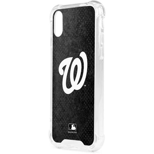 MLB Washington Nationals Dark Wash iPhone XS Clear Case