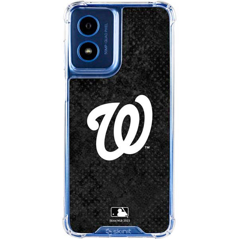MLB Washington Nationals Dark Wash Moto G 5G (2024) Clear Case