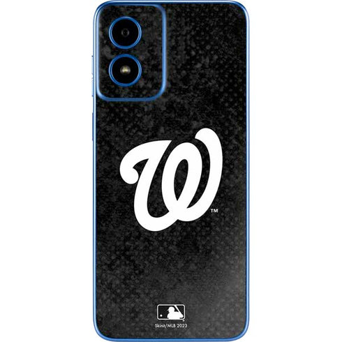 MLB Washington Nationals Dark Wash Moto G Play 4G (2024) Skin