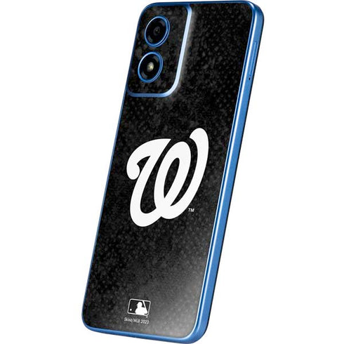 MLB Washington Nationals Dark Wash Moto G Play 4G (2024) Skin