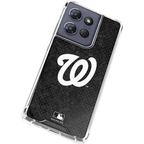 MLB Washington Nationals Dark Wash Moto G Power 5G (2025) Clear Case