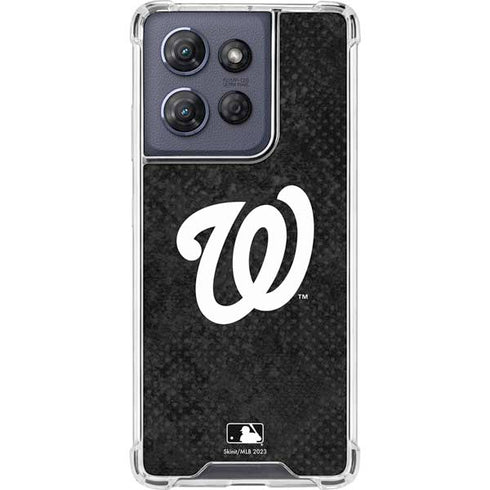 MLB Washington Nationals Dark Wash Moto G Stylus 5G (2025) Clear Case