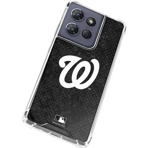 MLB Washington Nationals Dark Wash Moto G Stylus 5G (2025) Clear Case