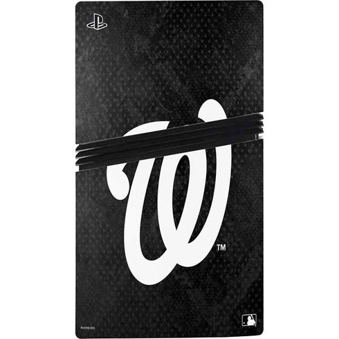 MLB Washington Nationals Dark Wash PS5 Pro Console Skin