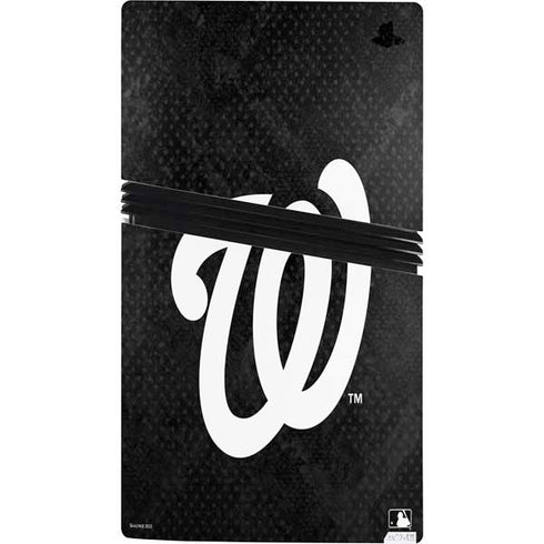 MLB Washington Nationals Dark Wash PS5 Pro Console Skin