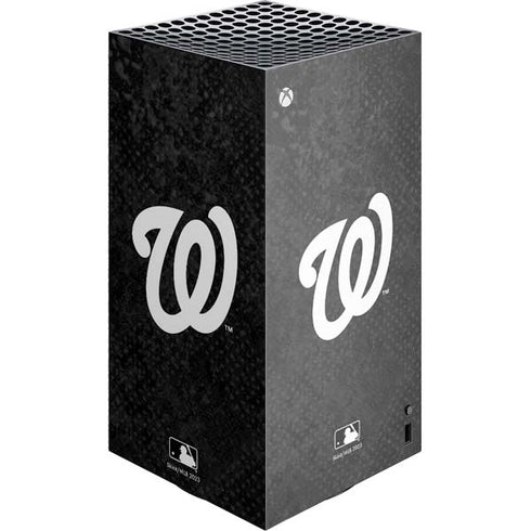 MLB Washington Nationals Dark Wash XBox Series X Digital Edition Console Skin