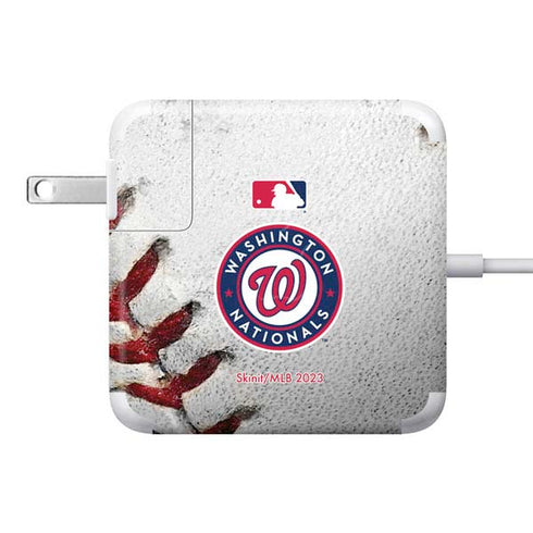 MLB Washington Nationals Game Ball 85W Power Adapter (15 and 17 inch MacBook Pro Charger) Skin