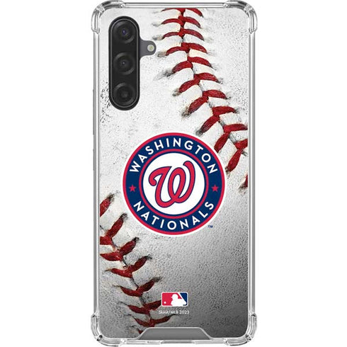 MLB Washington Nationals Game Ball Galaxy A17 Clear Case