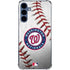 MLB Washington Nationals Game Ball Galaxy A55 5G Clear Case