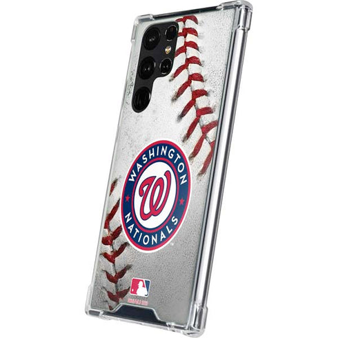 MLB Washington Nationals Game Ball Galaxy S23 Ultra Clear Case